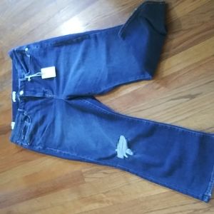 New Good American blue jeans.